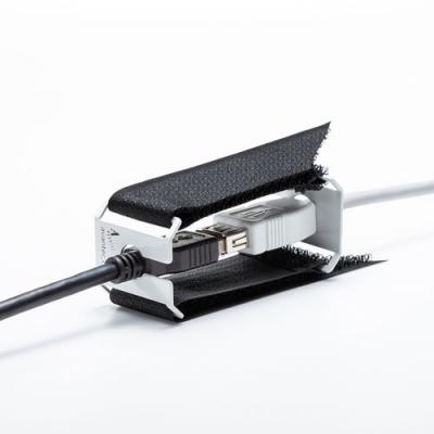 I/Oロックジョイント(USB/HDMI中継プラグ対応・抜け防止・面ファスナー取り付け)