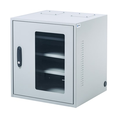 NAS・HDD・ネットワーク機器収納ボックス(簡易防塵・W450×D420×H500mm) MR-FAKBOX450 【サーバーラックストア】