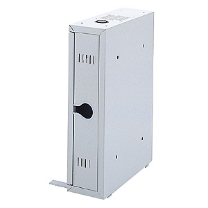 LANハブ 収納ボックス 2U 壁掛対応 19インチ EIA規格 鍵付き 組み立て済み サンワサプライ