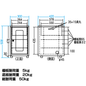 NAS・HDD・ネットワーク機器収納ボックス CP-KBOX1 【サーバーラック 