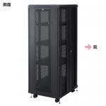 【アウトレット】マルチ収納ラック(鍵付き・メッシュ・H1600mm) サンワサプライ