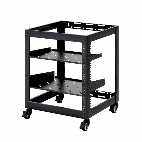 19インチ マウントラック 10U EIA規格 キャスター付き