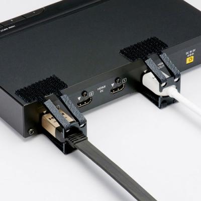 I/Oロックジョイント(USB/HDMI中継プラグ対応・抜け防止・面ファスナー