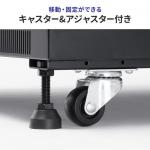 【アウトレット】サーバーラック 19インチマウント 36U 奥行100cm メッシュパネル 棚板×3枚 スライド棚×1枚付き サンワサプライ製