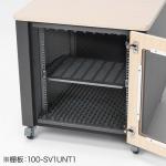 防音ラック 騒音低減ラック 19インチ 12U 小型 AVシステム 音響機器 奥行78.2cm 高さ72.6cm サンワサプライ製
