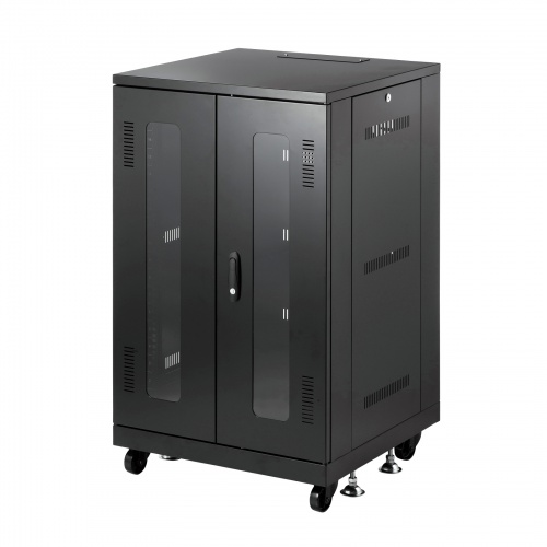 サーバーラック 19インチマウント 18U 奥行60cm パネル仕様