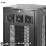 サーバーラック 19インチマウント 18U 奥行60cm メッシュパネル仕様