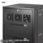 サーバーラック 19インチマウント 24U 奥行60cm パネル仕様