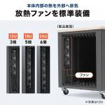 防音19インチマウントラック 18U 奥行78.2cm 高さ99.3cm