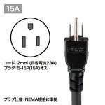 【アウトレット】19インチサーバーラック用コンセント(15A・3P・12個口・3m)