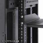【アウトレット】19インチマウントボックス(H683mm・11U) サンワサプライ