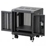 【アウトレット】マルチ収納ラック(メッシュパネル・鍵付き・H550) サンワサプライ