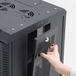 【アウトレット】マルチ収納ラック(メッシュパネル・鍵付き・H550) サンワサプライ