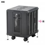 【アウトレット】マルチ収納ラック(メッシュパネル・鍵付き・H550) サンワサプライ