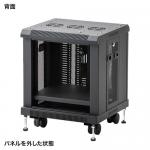 【アウトレット】マルチ収納ラック(メッシュパネル・鍵付き・H550) サンワサプライ