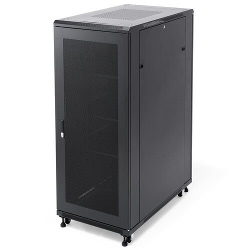 サーバーラック 19インチマウント 30U 奥行100cm メッシュパネル 棚板