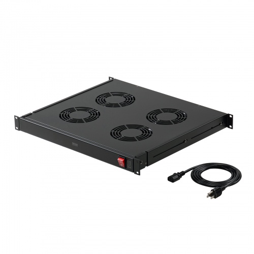 ラックマウント冷却ファンユニット ファン4台 19インチサーバーラック用