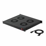 ラックマウント冷却ファンユニット ファン4台 19インチサーバーラック用