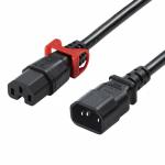 抜け防止ロック式電源コード ロックプラス 1m 15A 250V