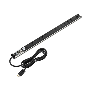 サンワサプライ TAP-SV22012LK 19インチサーバーラック用コンセント 200V（20A） 抜け防止ロック機能付き（IEC C13・12個口・3m）