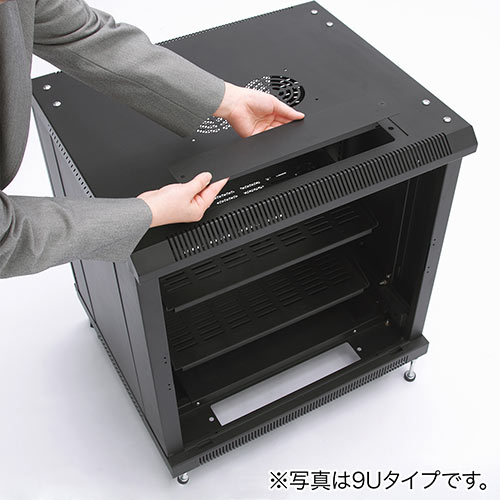 YT-SV005_t レビュー 19インチラック 11U EIA規格 ハブ収納ボックス 鍵